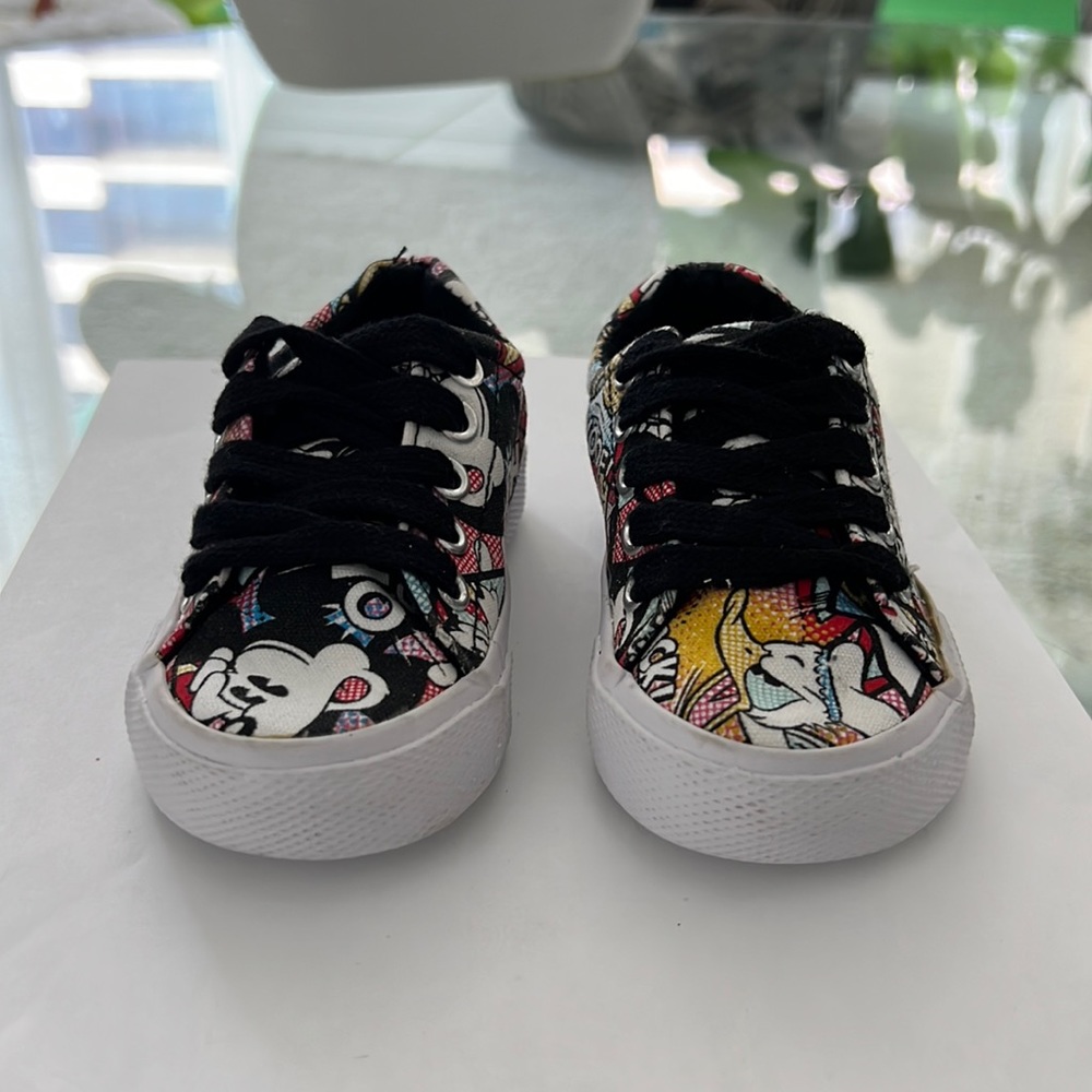 Disney Mickey Mouse, Donald & Pluto Sneakers. Size is 5/6. Great condition!